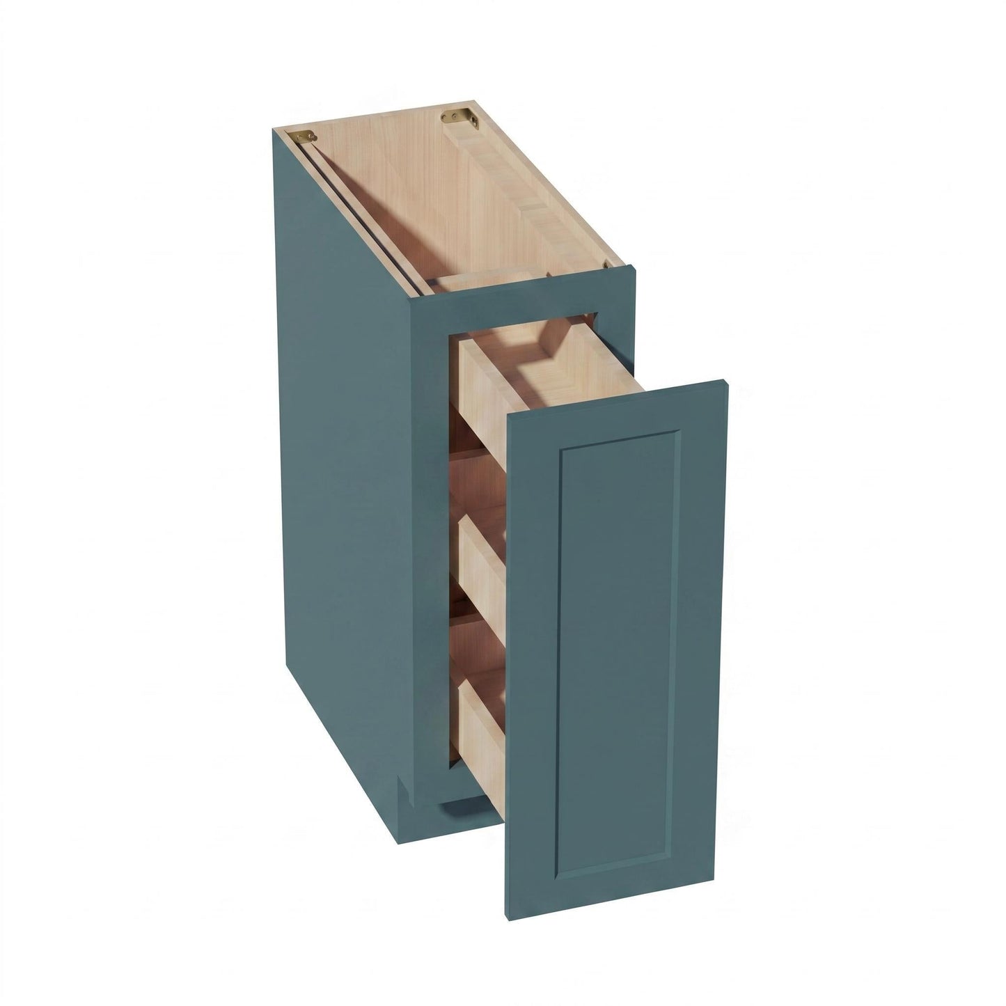 Shaker Pull-Out Cabinet 12" (BF12-PO) · Tallis - Fairy Green - Interior