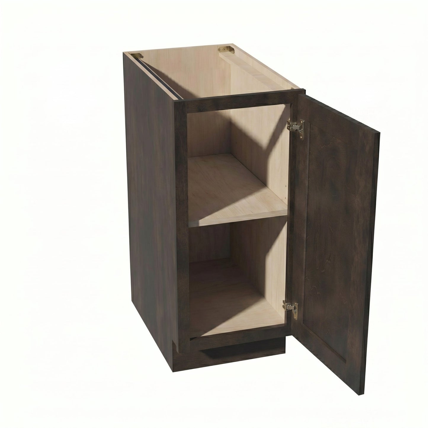 Shaker Base Cabinet 15" (BF1524) · Ardelle - Charcoal - Interior