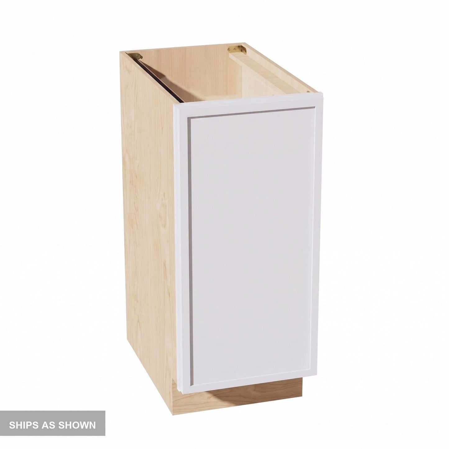Slim Shaker Base Cabinet 15" (BF1524) · Slim - Frost - Flat Pack