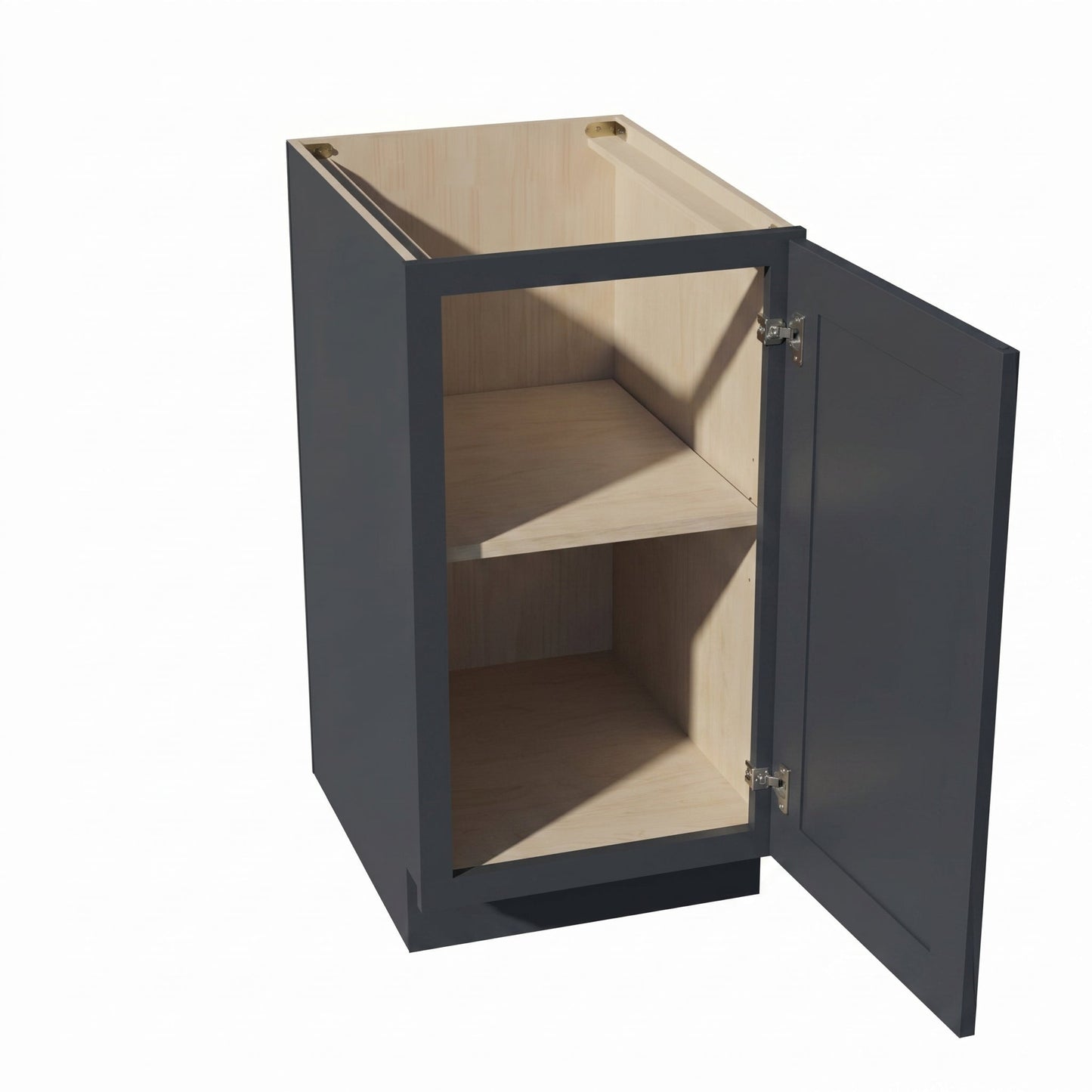 Shaker Base Cabinet 18" (BF1824) · Ardelle - Ebony - Interior