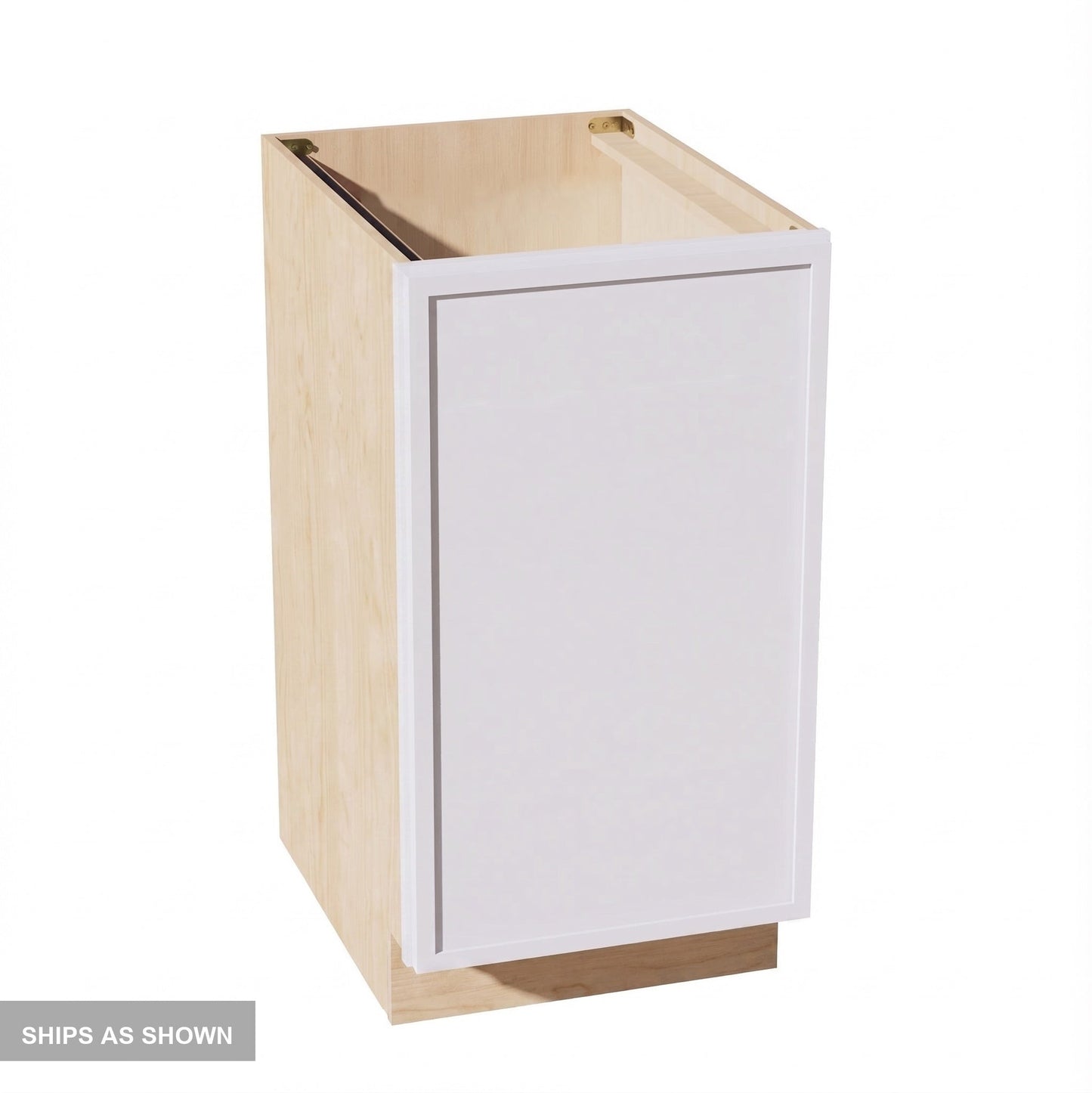 Slim Shaker Base Cabinet 18" (BF1824) · Slim - Frost - Flat Pack