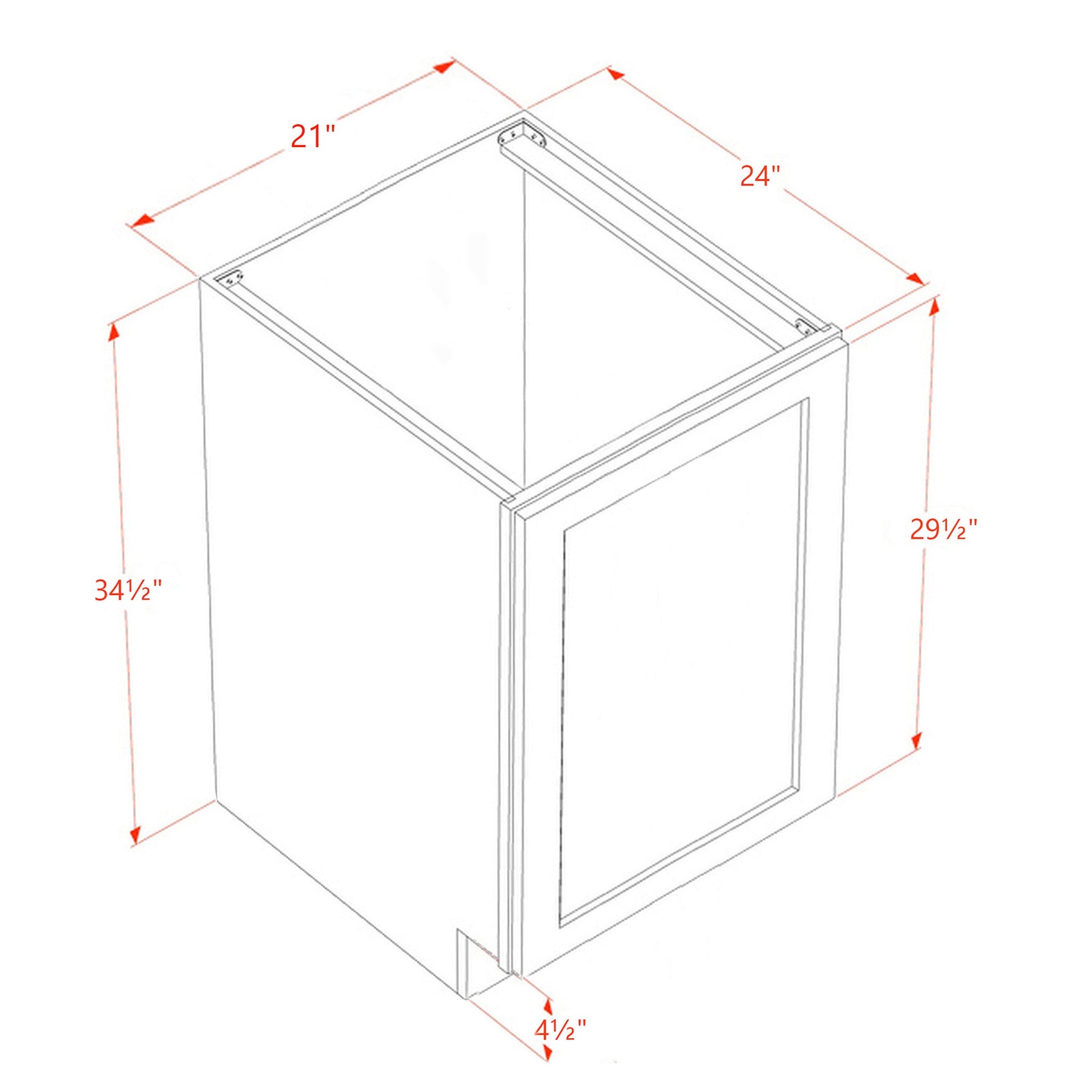 Shaker Base Cabinet 21" (BF2124) · Ardelle