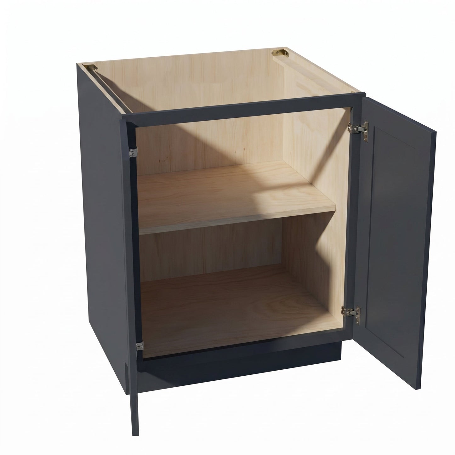 Shaker Base Cabinet 27" (BF2724) · Ardelle - Ebony - Interior