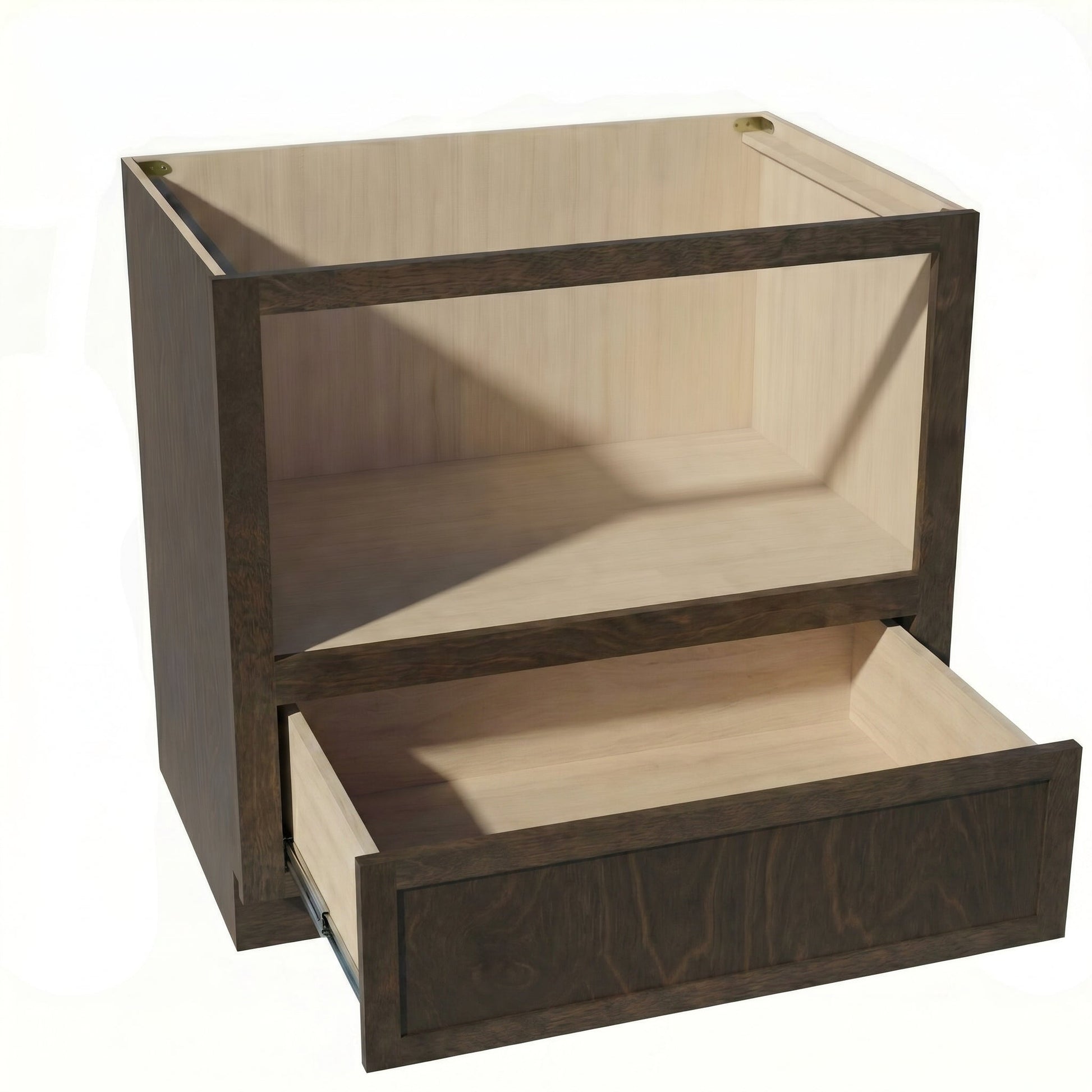 Slim Shaker Microwave Base Cabinet 27" (BMC27) · Slim