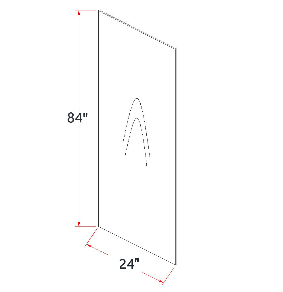 Tall Pantry End Skin Panel (Plywood) (BSP2484) · Ardelle