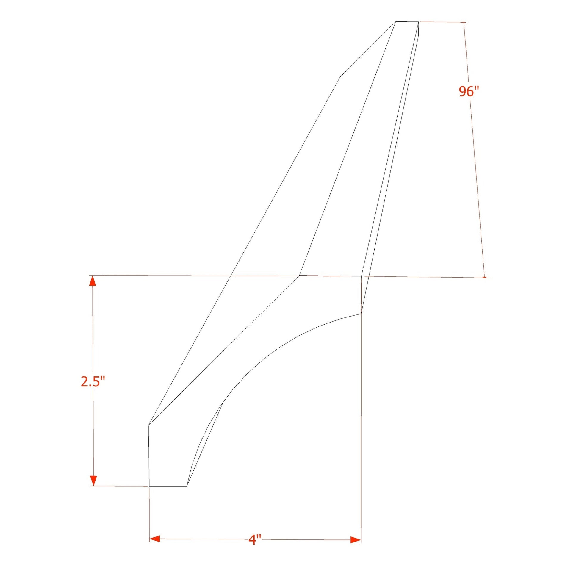 Crown Molding (CM4) · Slim