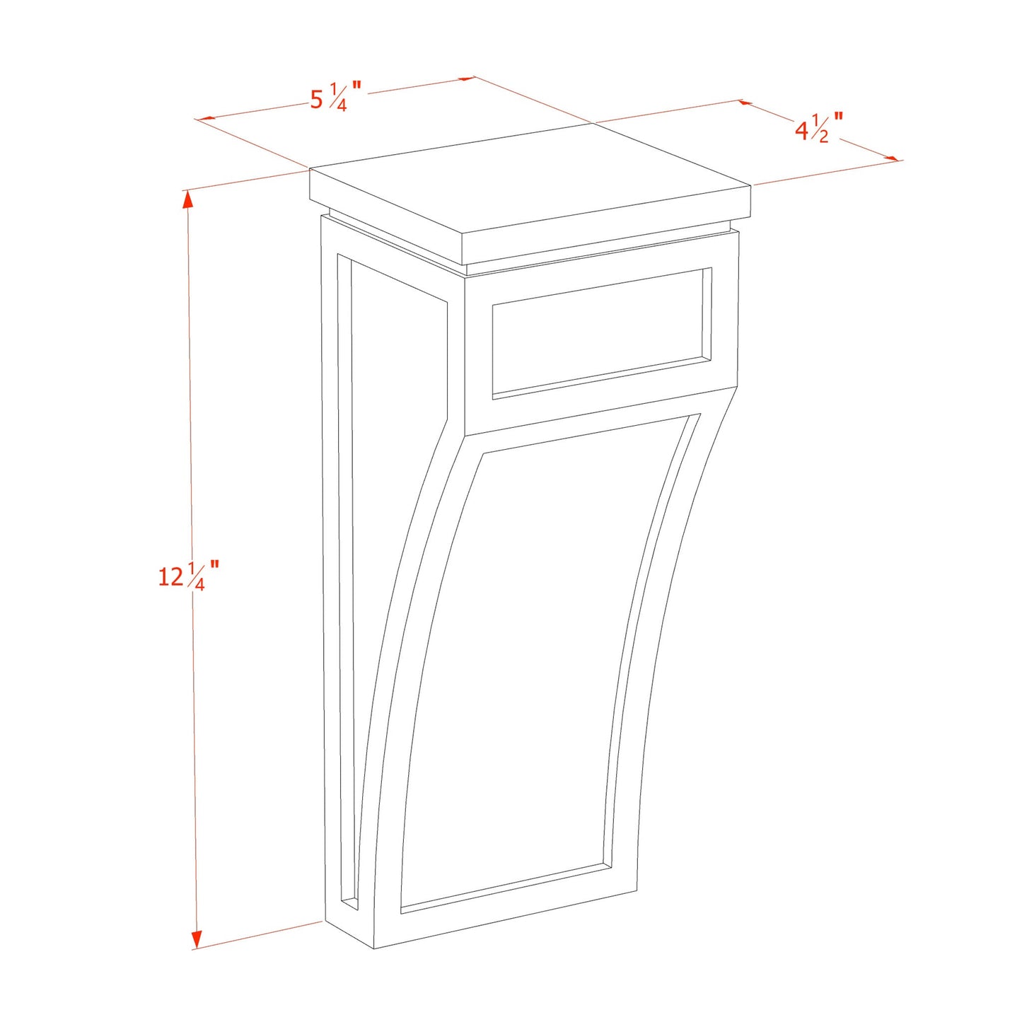 Corbel (CML) · Ardelle - Dimensions