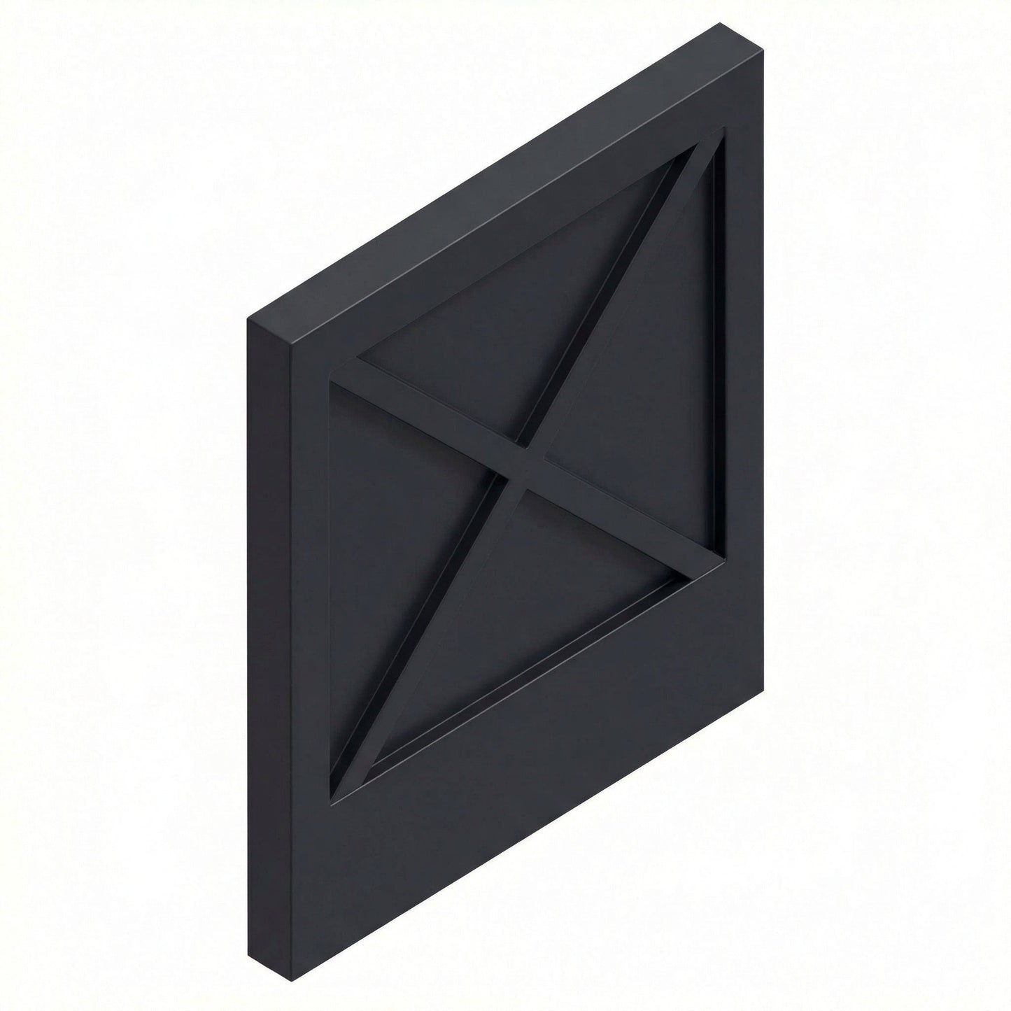 Cross Style End Panel (CSEP3636) · Ardelle - Ebony - Hero