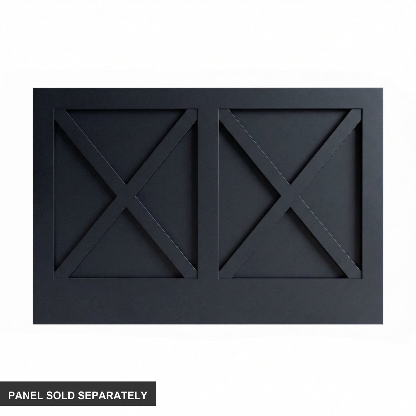 Cross Style End Panel (CSEP6036) · Ardelle - Ebony - Product