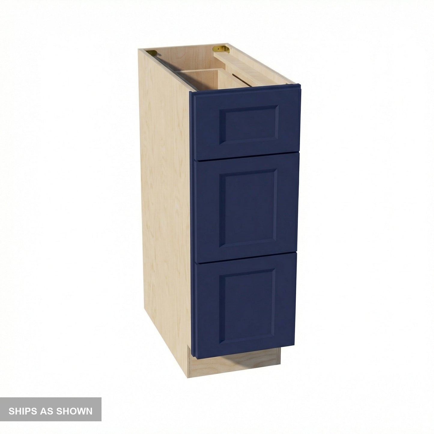 Shaker Drawer Base Cabinet 12" (DB12) · Ardelle - Blue - Flat Pack