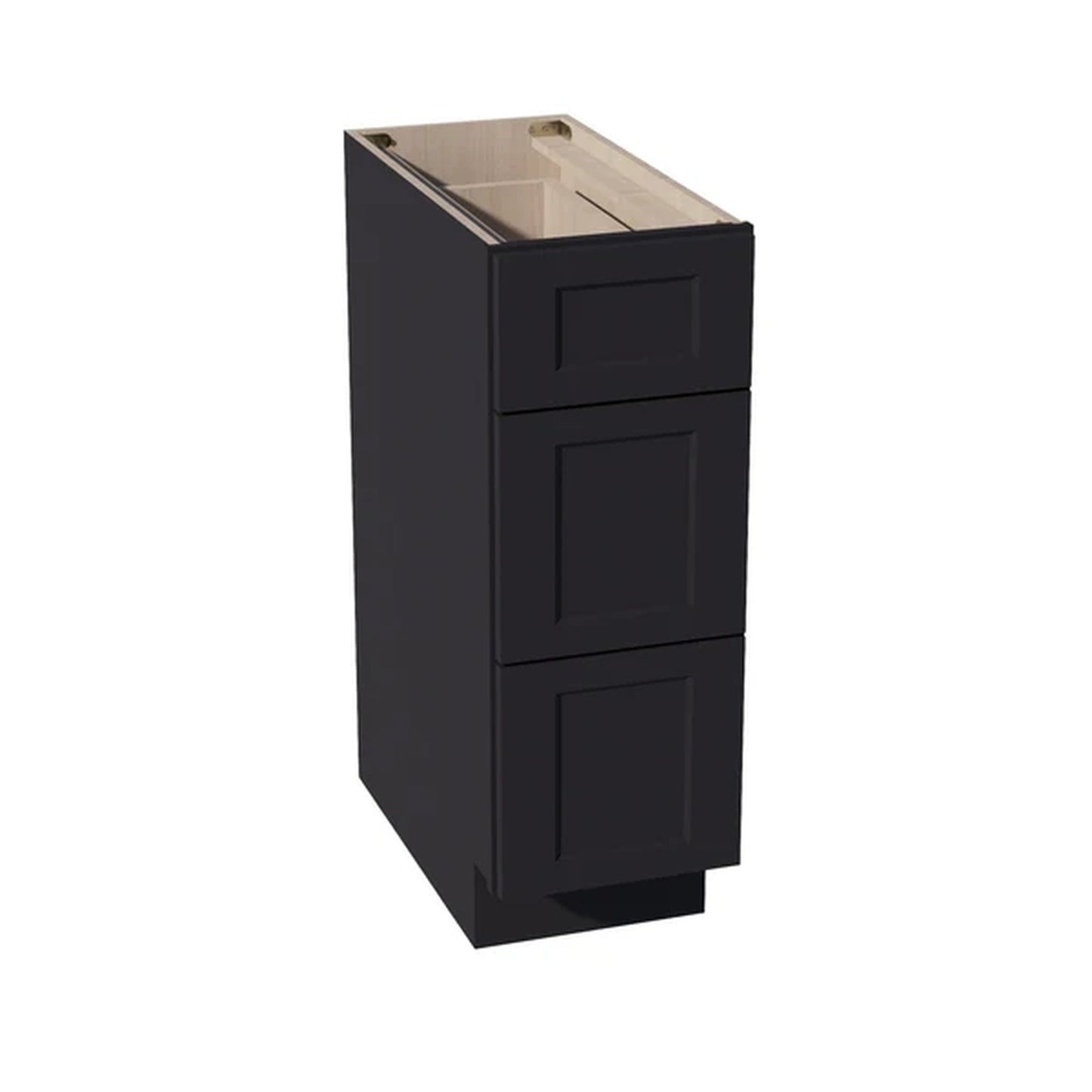 Shaker Drawer Base Cabinet 12" (DB12) · Ardelle - Ebony - Hero