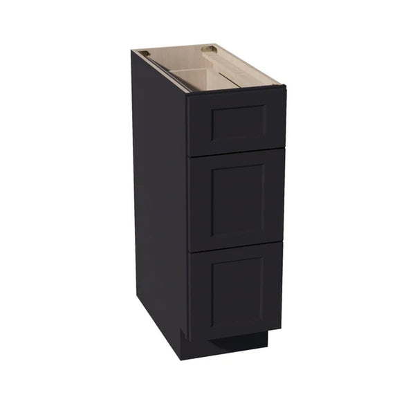 Shaker Drawer Base Cabinet 12" (DB12) · Ardelle - Ebony - Hero