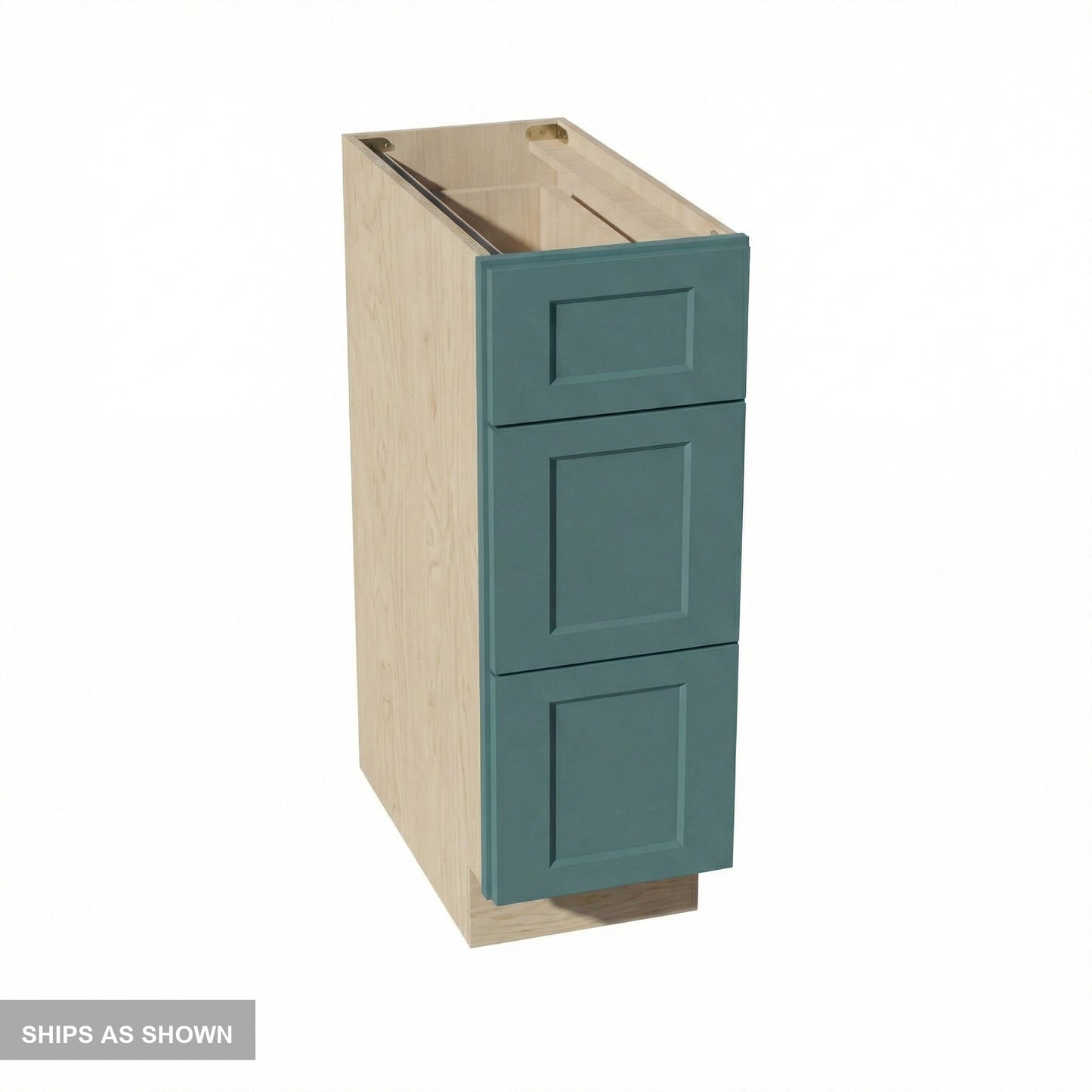 Shaker Drawer Base Cabinet 12" (DB12) · Tallis - Fairy Green - Flat Pack