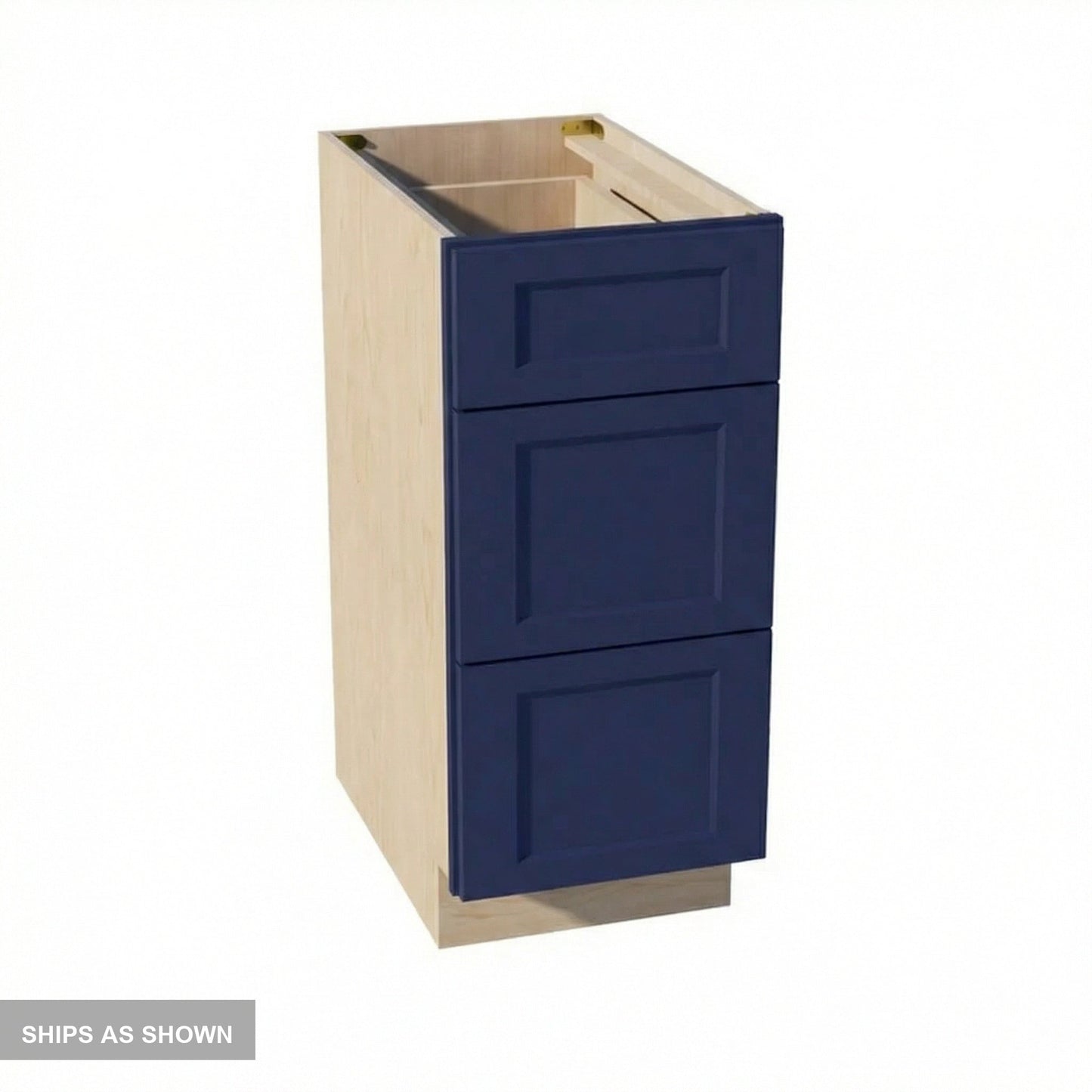 Shaker Drawer Base Cabinet 15" (DB15) · Ardelle - Blue - Flat Pack