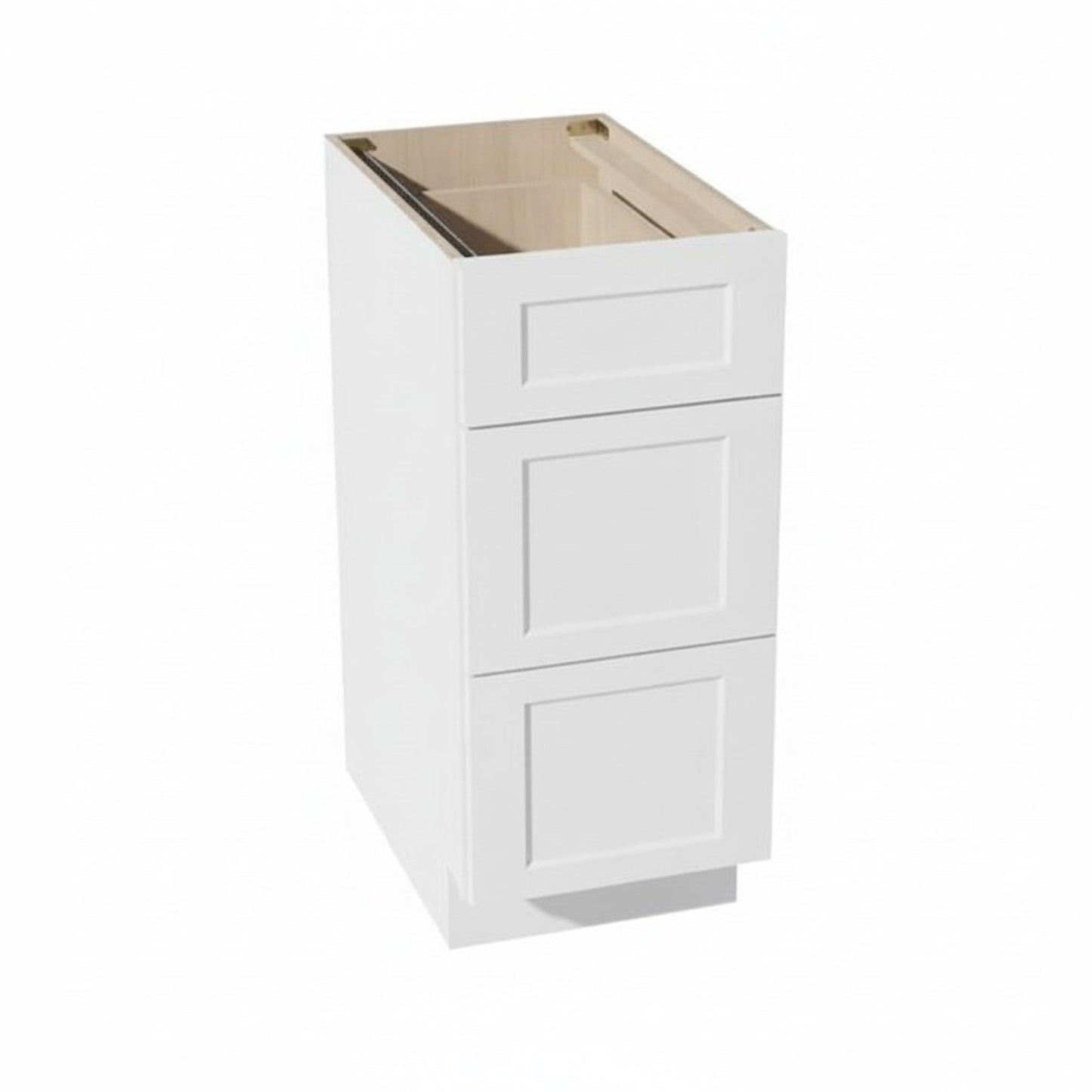 Shaker Drawer Base Cabinet 15" (DB15) · Ardelle - White - Hero