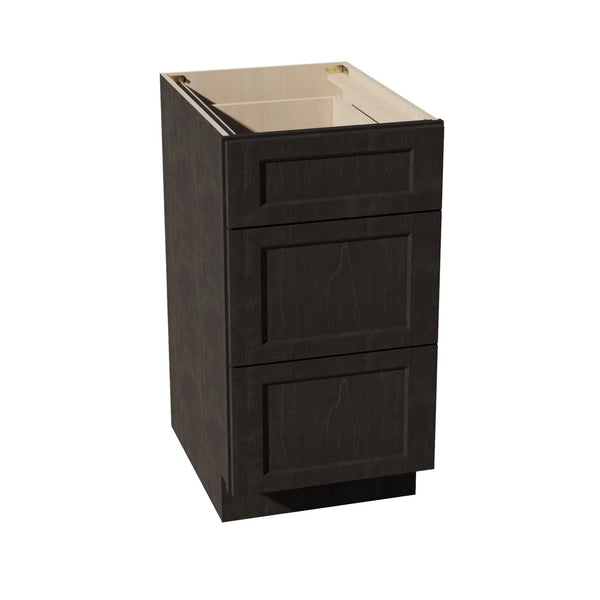 Shaker Drawer Base Cabinet 18" (DB18) · Ardelle - Charcoal - Hero