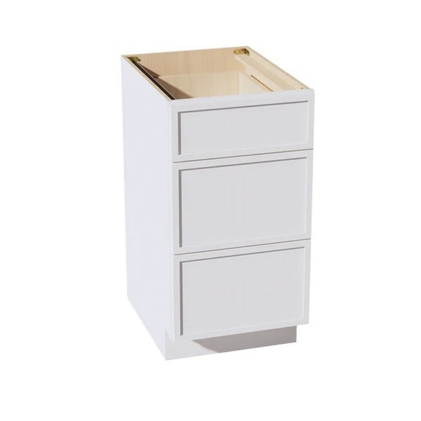 Slim Shaker Drawer Base Cabinet 18" (DB18) · Slim - Frost - Hero