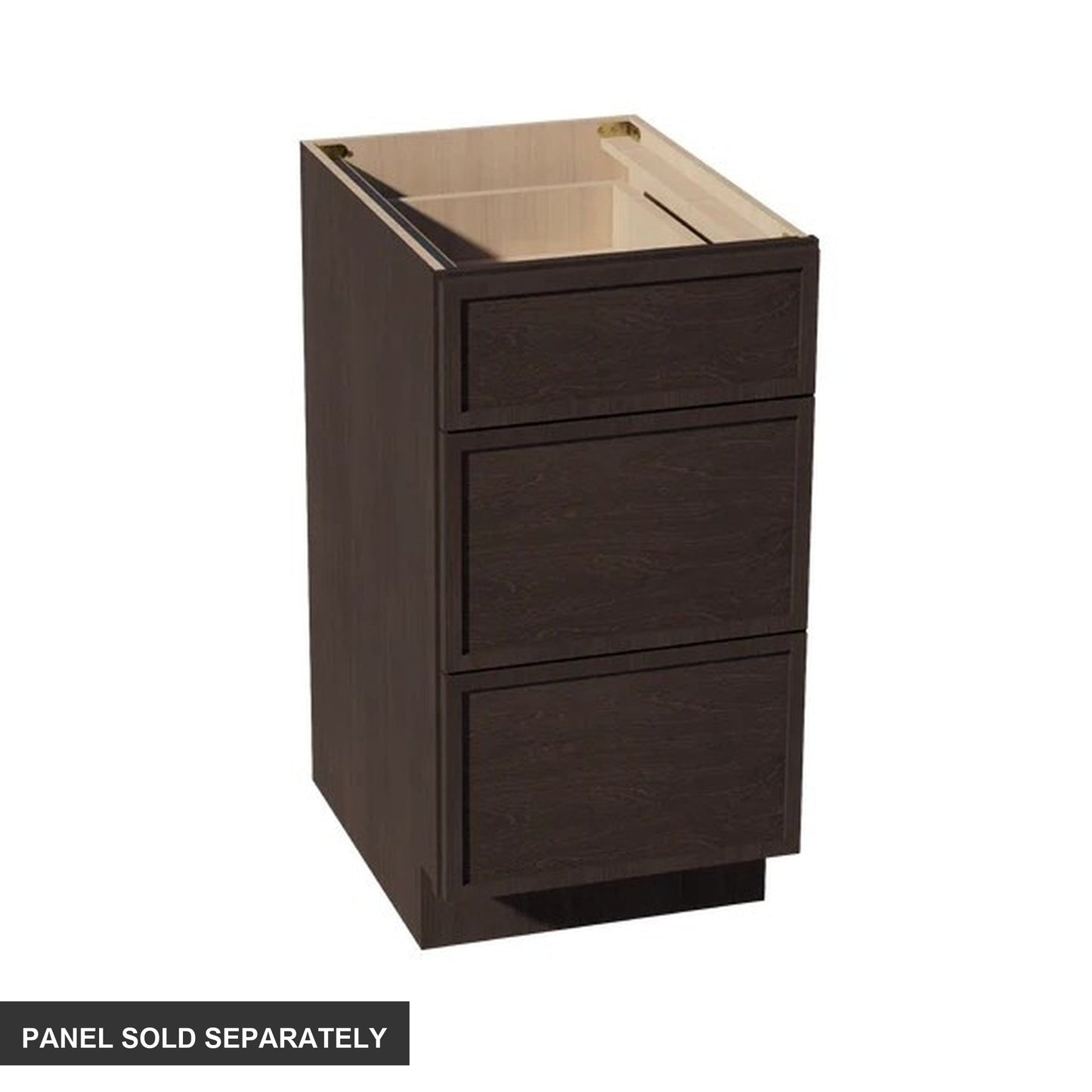 Slim Shaker Drawer Base Cabinet 18" (DB18) · Slim - Mocha - Product