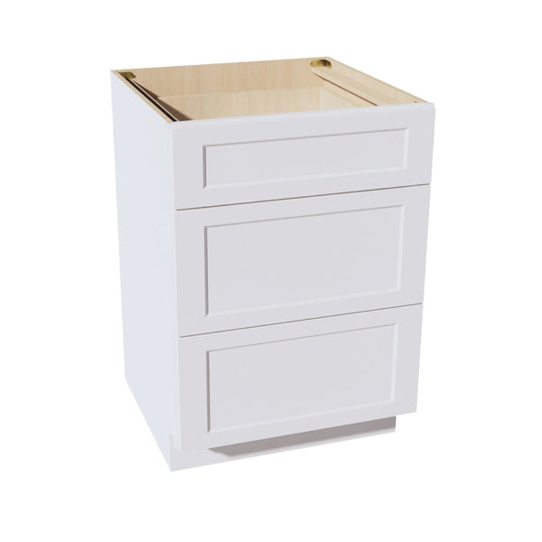 Shaker Drawer Base Cabinet 21" (DB21) · Ardelle - White - Hero