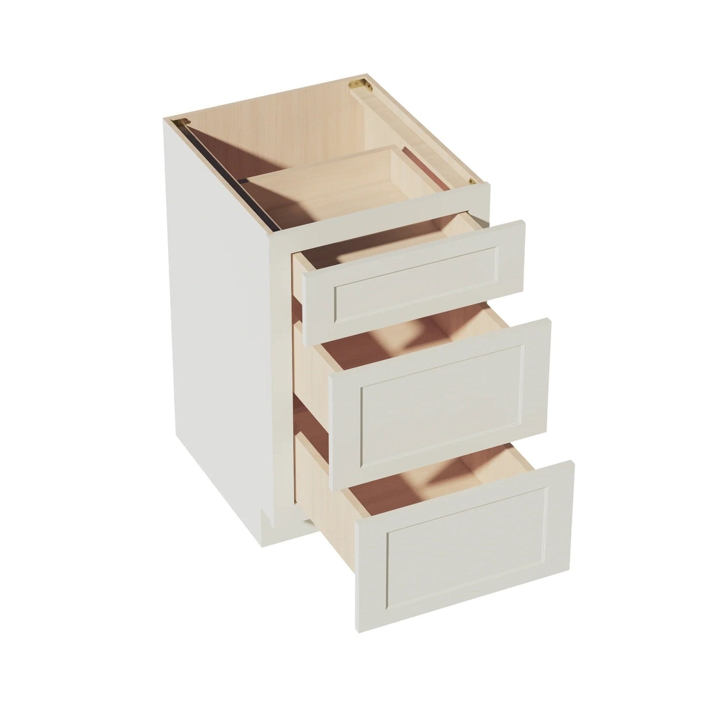 Shaker Drawer Base Cabinet 21" (DB21) · Tallis - Swan White - Interior