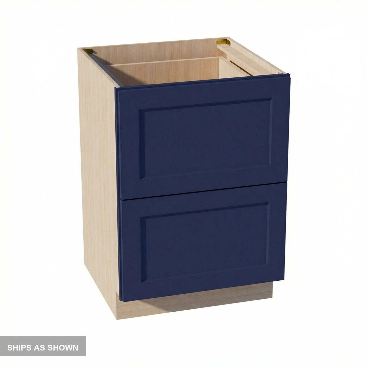 Shaker Drawer Base Cabinet 24" (DB24-2) · Ardelle - Blue - Flat Pack
