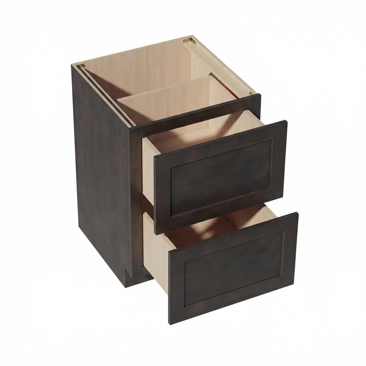 Quik Cabinets DB24-2 Ardelle Charcoal - Interior