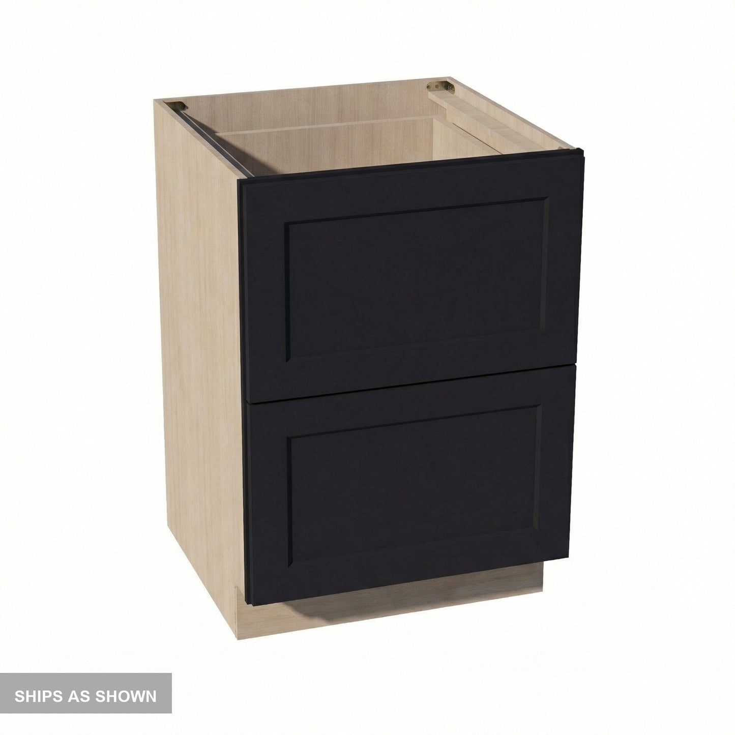 Quik Cabinets DB24-2 Ardelle Ebony - Flatpack