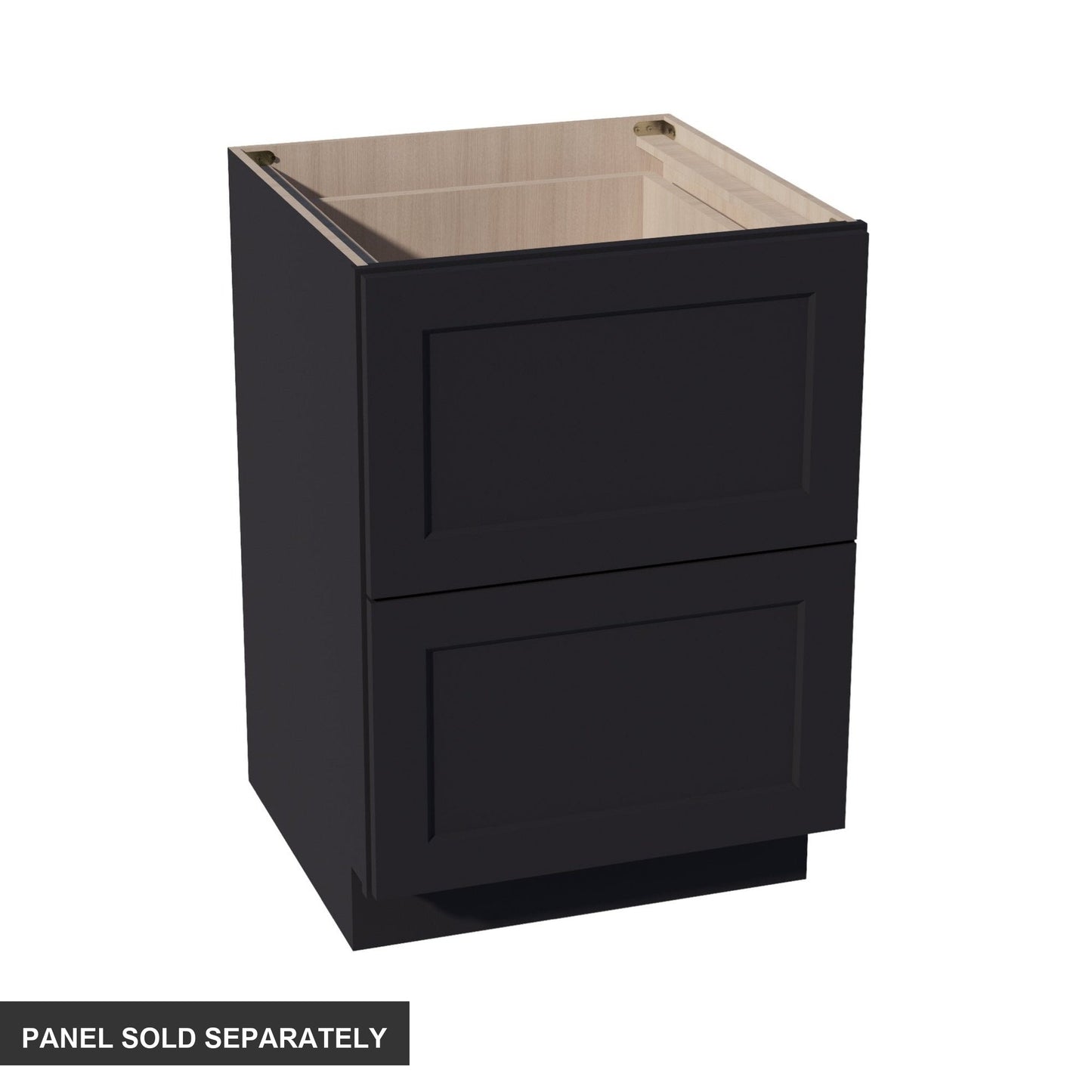 Shaker Drawer Base Cabinet 24" (DB24-2) · Ardelle - Ebony - Product