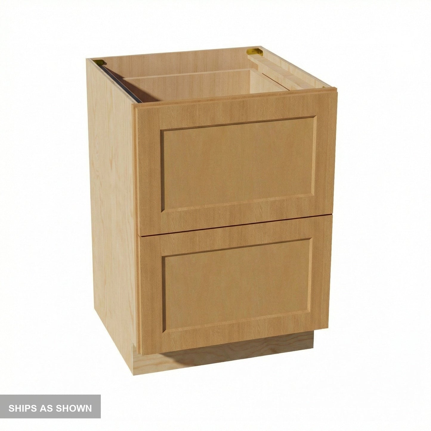 Shaker Drawer Base Cabinet 24" (DB24-2) · Ardelle - Timber - Flat Pack