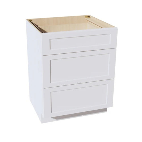 Shaker Drawer Base Cabinet 24" (DB24) · Ardelle - White - Hero