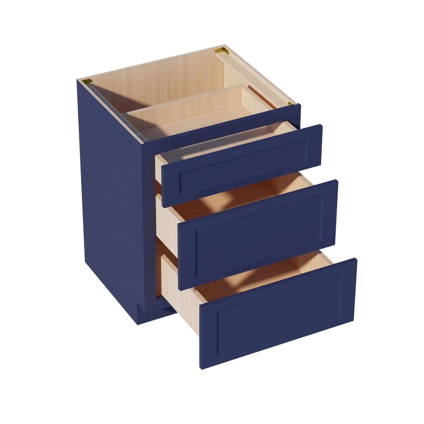 Shaker Drawer Base Cabinet 27" (DB27) · Ardelle - Blue - Interior