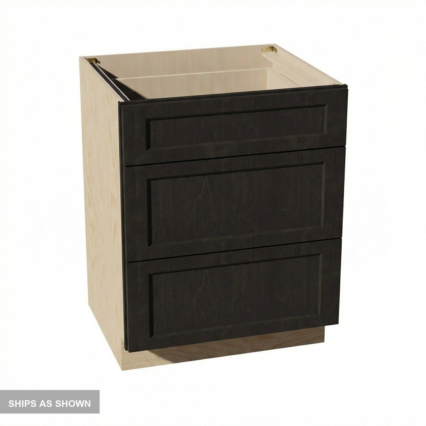 Shaker Drawer Base Cabinet 27" (DB27) · Ardelle - Charcoal - Flat Pack