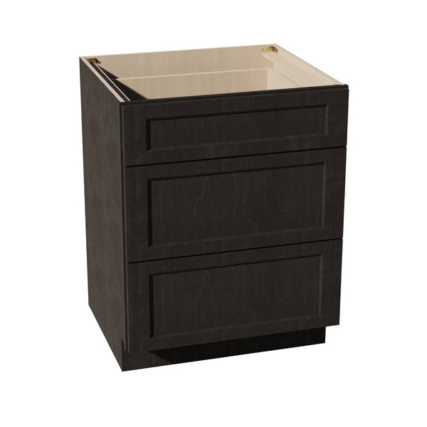 Shaker Drawer Base Cabinet 27" (DB27) · Ardelle - Charcoal - Hero