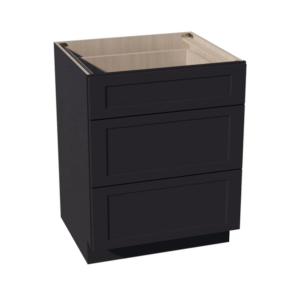 Shaker Drawer Base Cabinet 27" (DB27) · Ardelle - Ebony - Hero