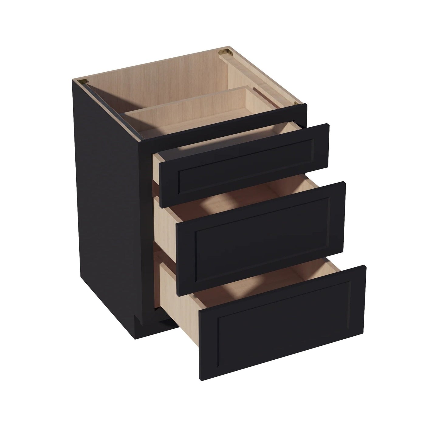 Shaker Drawer Base Cabinet 27" (DB27) · Ardelle - Ebony - Interior