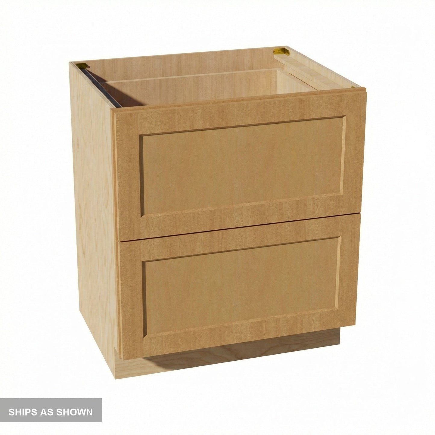 Shaker Drawer Base Cabinet 30" (DB30-2) · Ardelle - Timber - Flat Pack