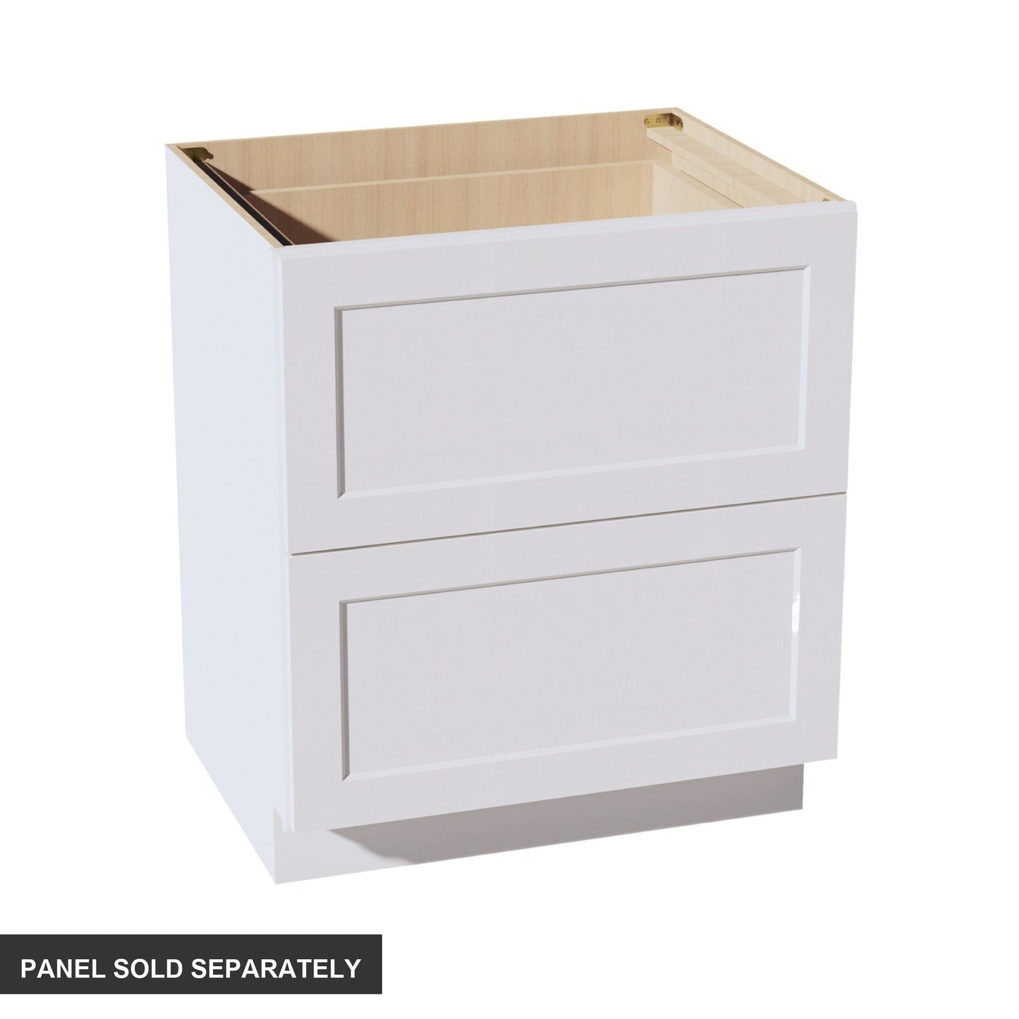 Shaker Drawer Base Cabinet 30" (DB30-2) · Ardelle - White - Product