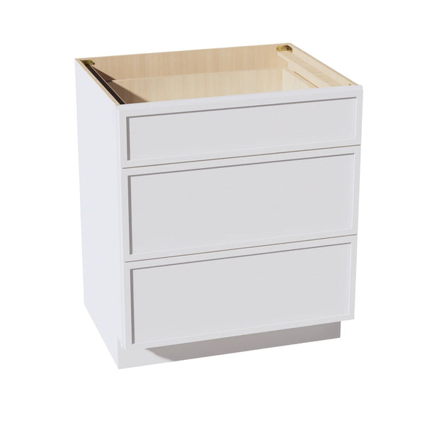 Slim Shaker Drawer Base Cabinet 30" (DB30) · Slim - Frost - Hero