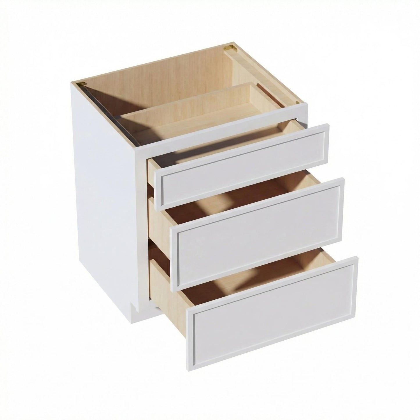 Slim Shaker Drawer Base Cabinet 30" (DB30) · Slim - Frost - Interior