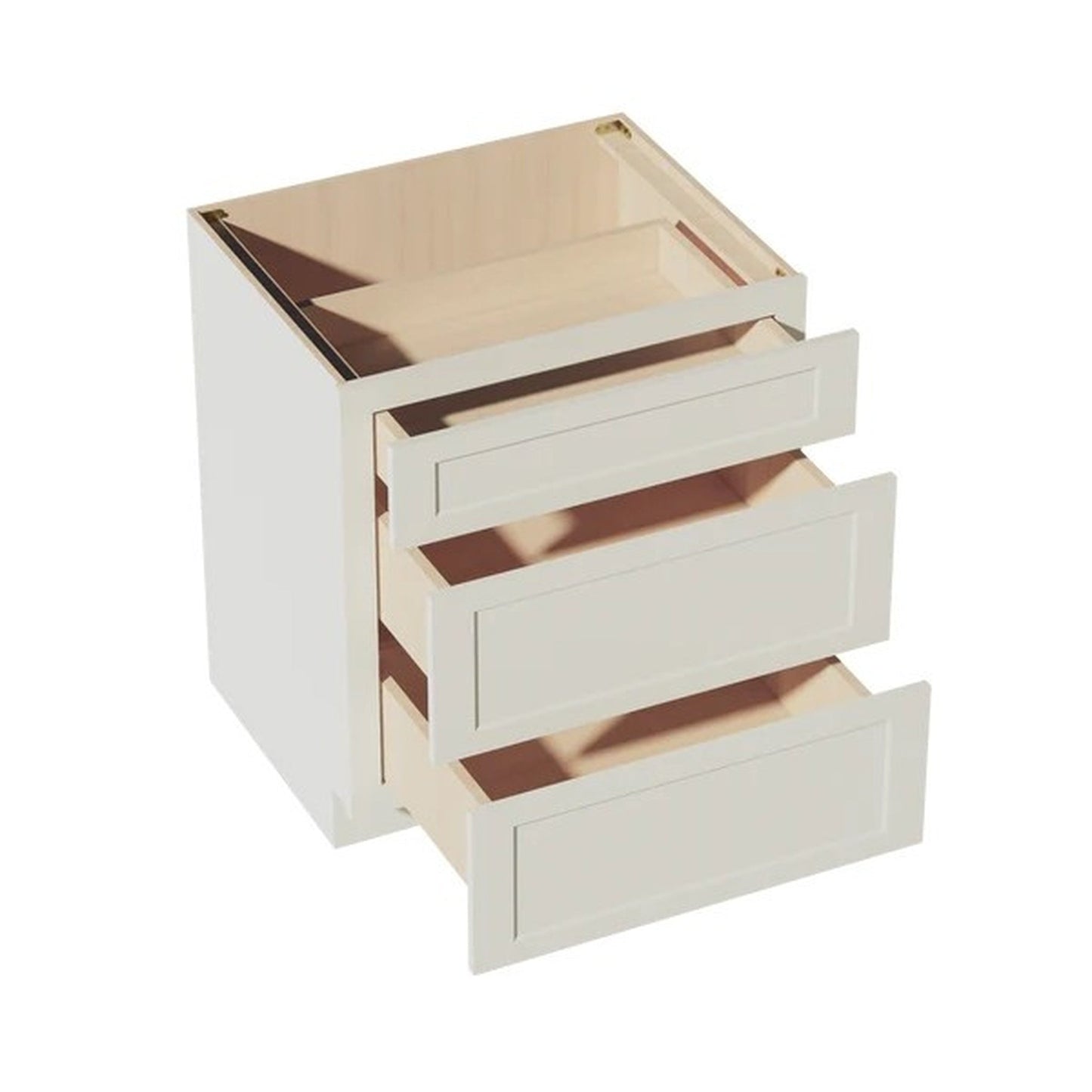 Shaker Drawer Base Cabinet 30" (DB30) · Tallis - Swan White - Interior
