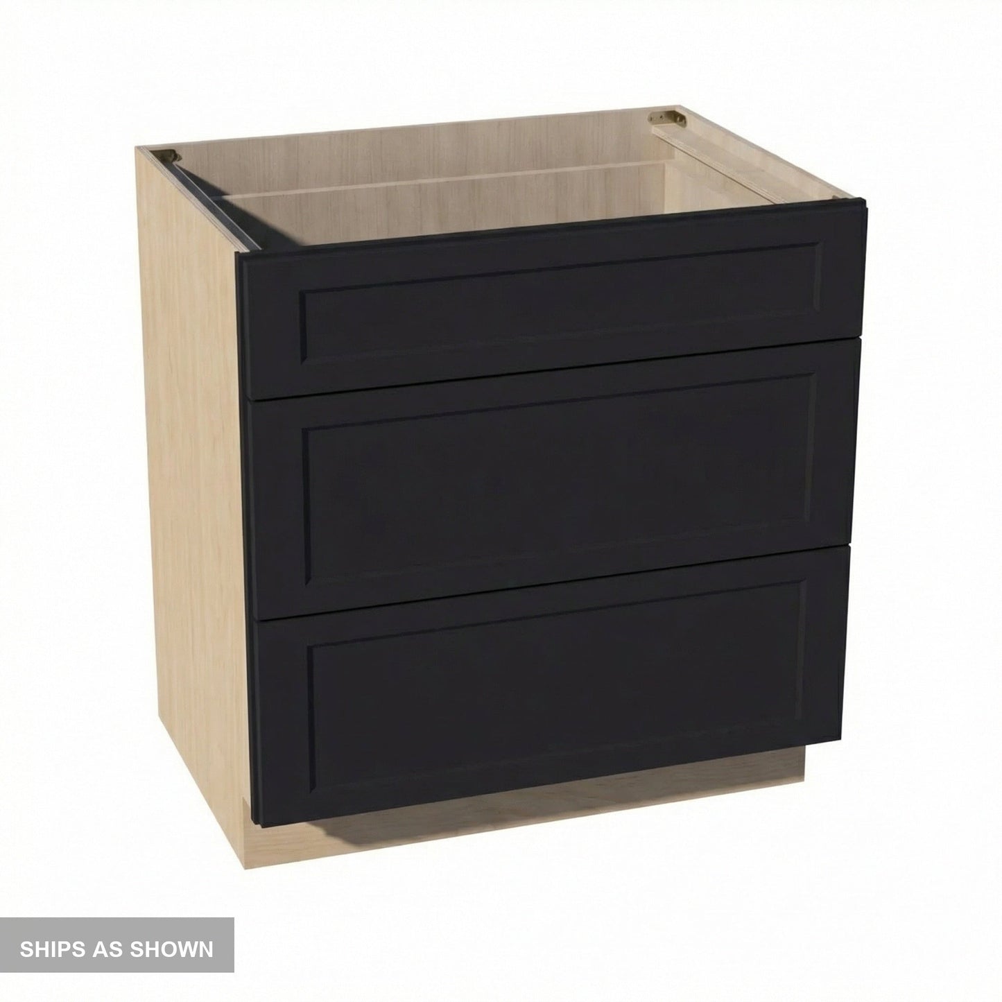 Shaker Drawer Base Cabinet 33" (DB33) · Ardelle - Ebony - Flat Pack