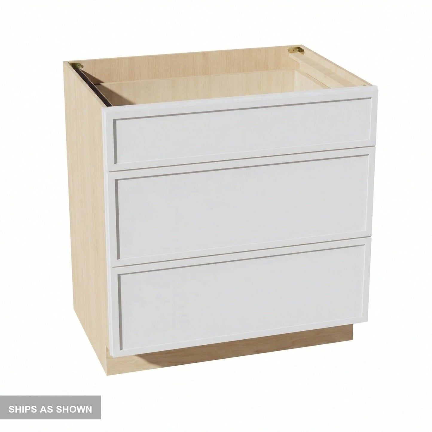 Slim Shaker Drawer Base Cabinet 33" (DB33) · Slim - Frost - Flat Pack