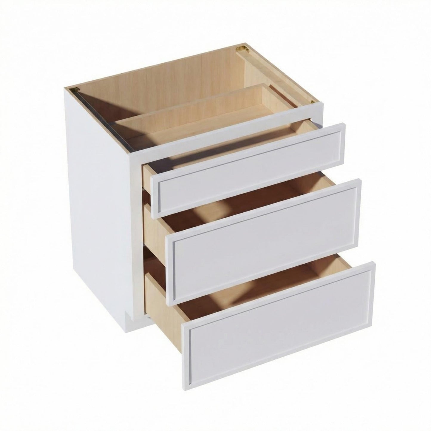 Slim Shaker Drawer Base Cabinet 33" (DB33) · Slim - Frost - Interior