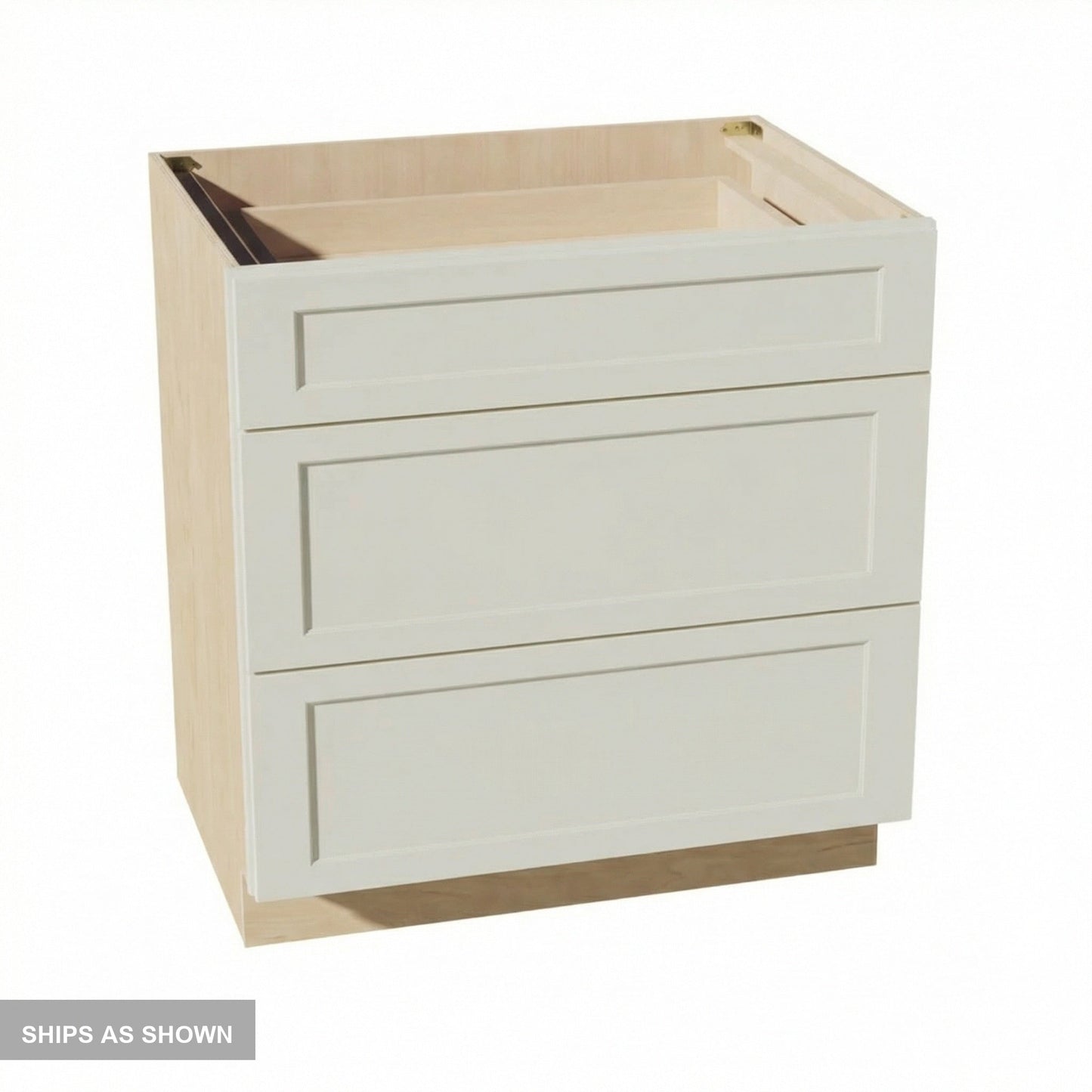 Shaker Drawer Base Cabinet 33" (DB33) · Tallis - Swan White - Flat Pack
