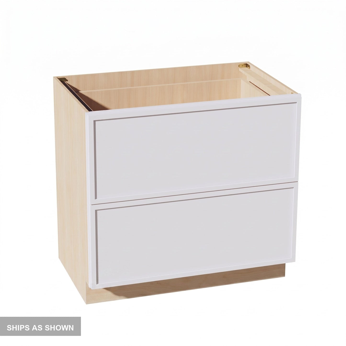 Quik Cabinets DB36-2 Slim Frost - Flatpack