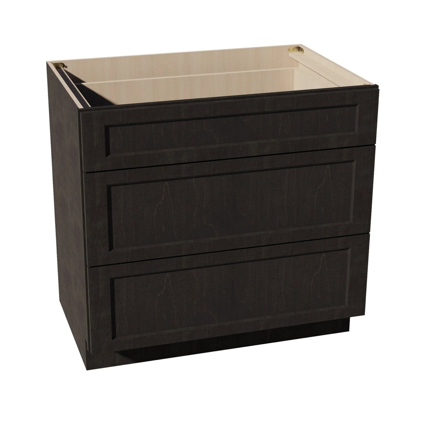 Shaker Drawer Base Cabinet 36" (DB36) · Ardelle - Charcoal - Hero