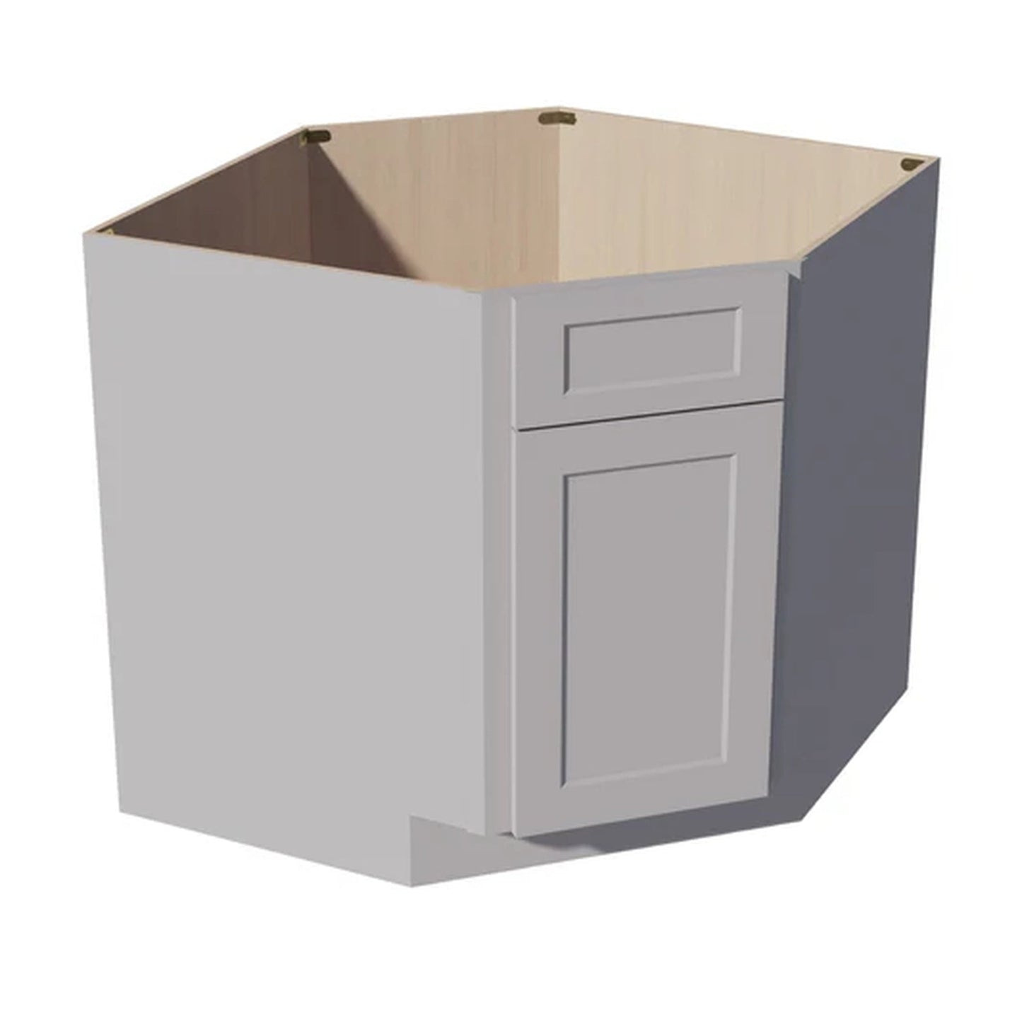 Shaker Corner Base Cabinet 36" (DSB36) · Ardelle - Ash - Hero