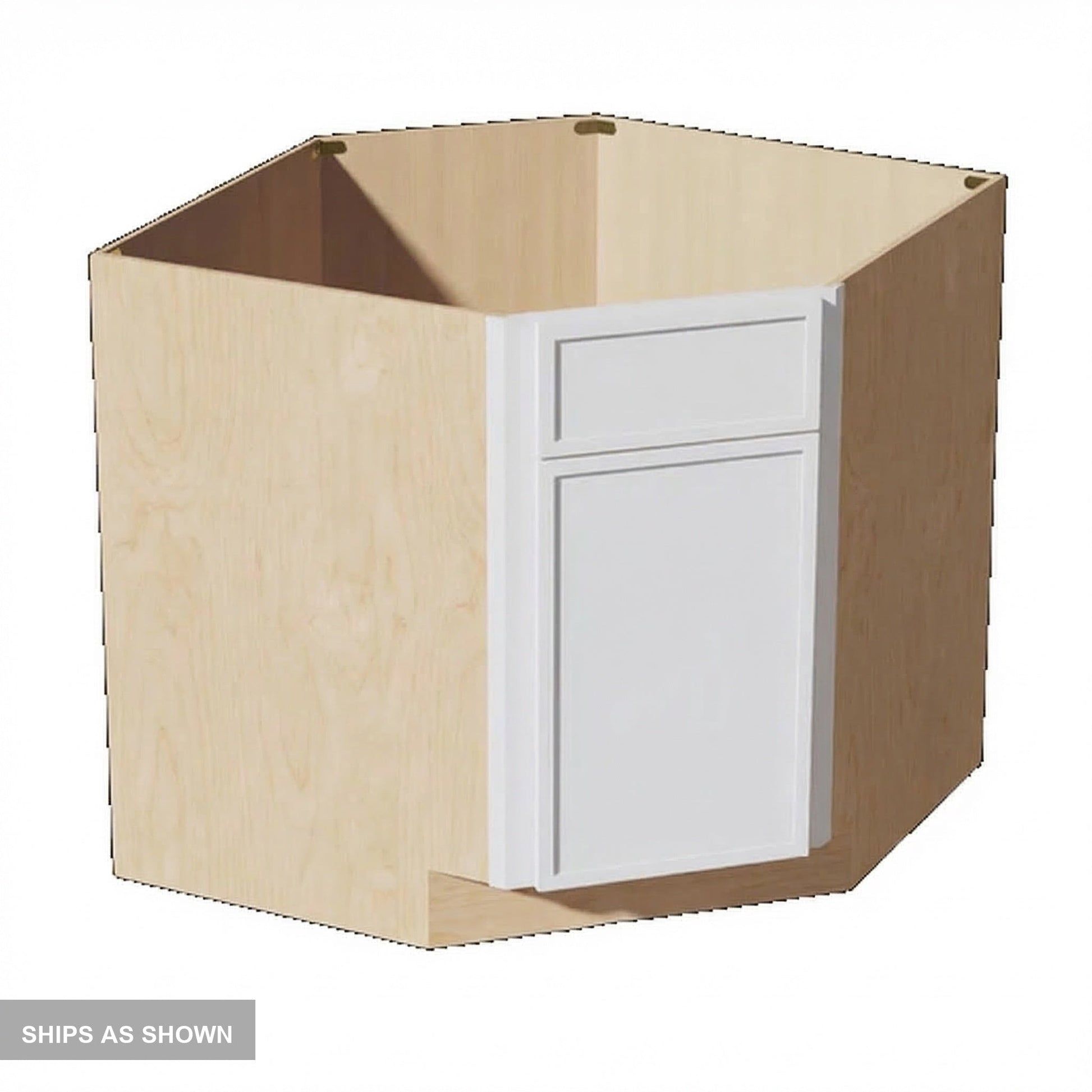 Slim Shaker Corner Base Cabinet 36" (DSB36) · Slim