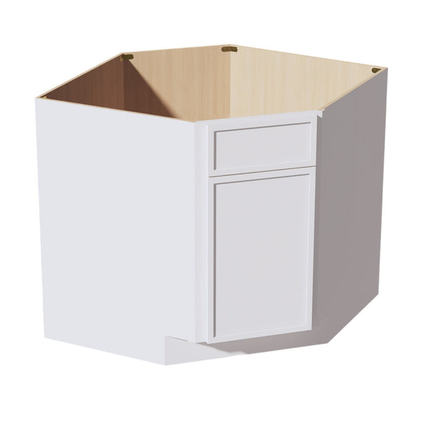 Slim Shaker Corner Base Cabinet 36" (DSB36) · Slim - Frost - Hero