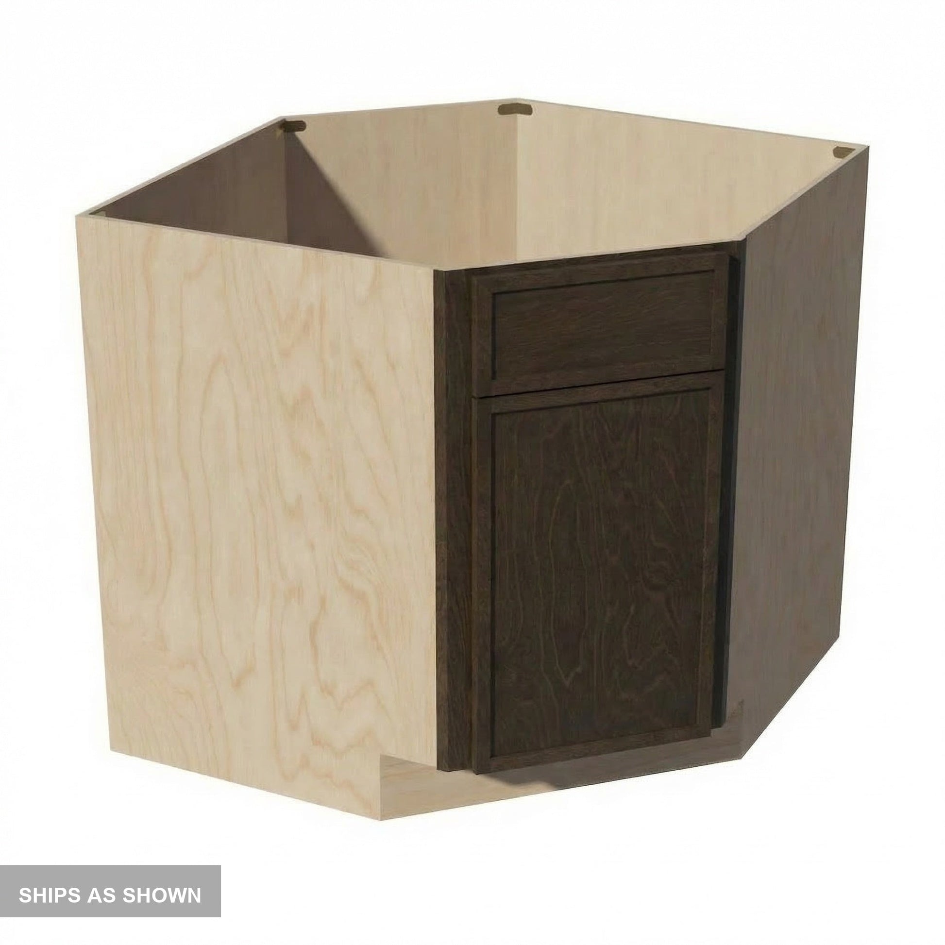 Slim Shaker Corner Base Cabinet 36" (DSB36) · Slim